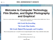 Tablet Screenshot of mrsdombrowski.com